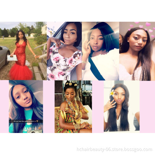 Big Sale Short Bob Cut 4x4 Human Lace Wig Natural Color lace Frontal Wig With Baby Hair In Stock Full Thin Skin Wigs